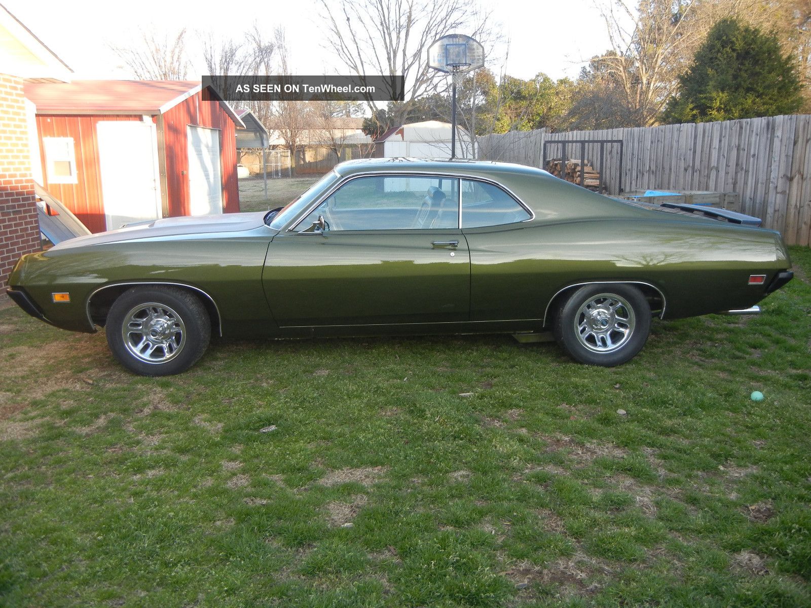 Green 1970 ford torino #10