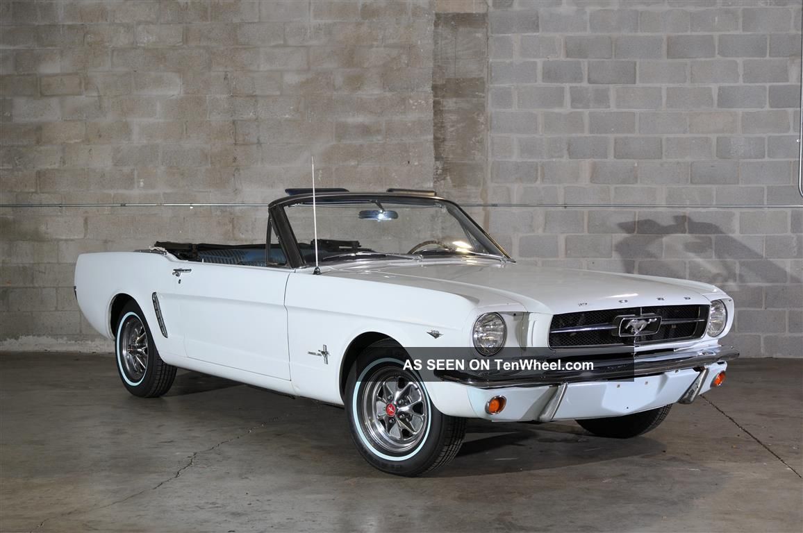 1965 Ford mustang convertible specs