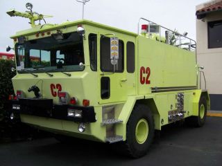 1990 Oshkosh T - 1500 Airport Arff Fire Truck Foam Tanker,  Emergency Responce photo