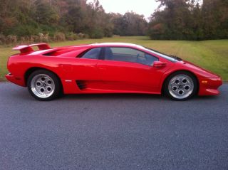 1994 Lamborghini Diablo Vt Coupe Red On Tan V - 12 5 Speed photo