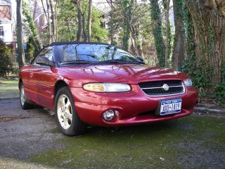 1998 Chrysler Sebring Jxi Convertible Candy Apple Red photo