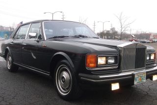 1985 Rolls Royce Silver Spur,  Lwb Triple Black,  Books,  Runs And Drives Great photo