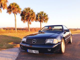 1993 Mercedes Benz Sl600 W / Hardtop & Convertible V12 photo