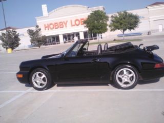 1994 911 Convertible Black On Black,  Clutch,  Power Everything.  Dual Air Bags photo