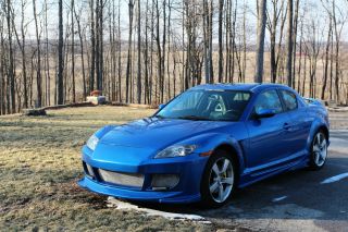 2004 Blue Mazda Rx - 8 Grand Touring Coupe - 1.  3l - Velocity Body Kit - Led ' S photo