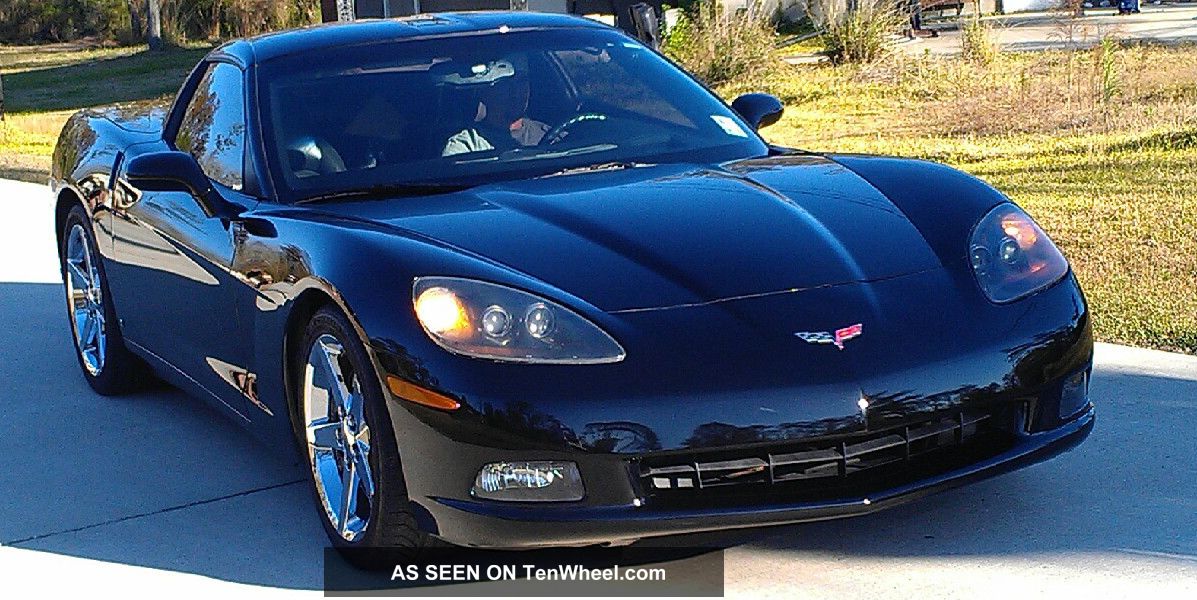 2008 chevrolet corvette ls3 coupe 6 2l loaded black