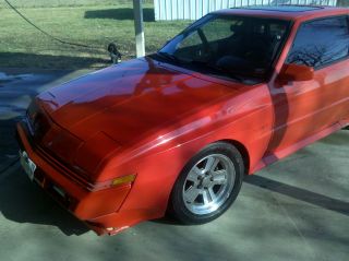 1989 Chrysler Conquest Tsi 2.  6 Turbo Charged 5 Speed,  Red photo