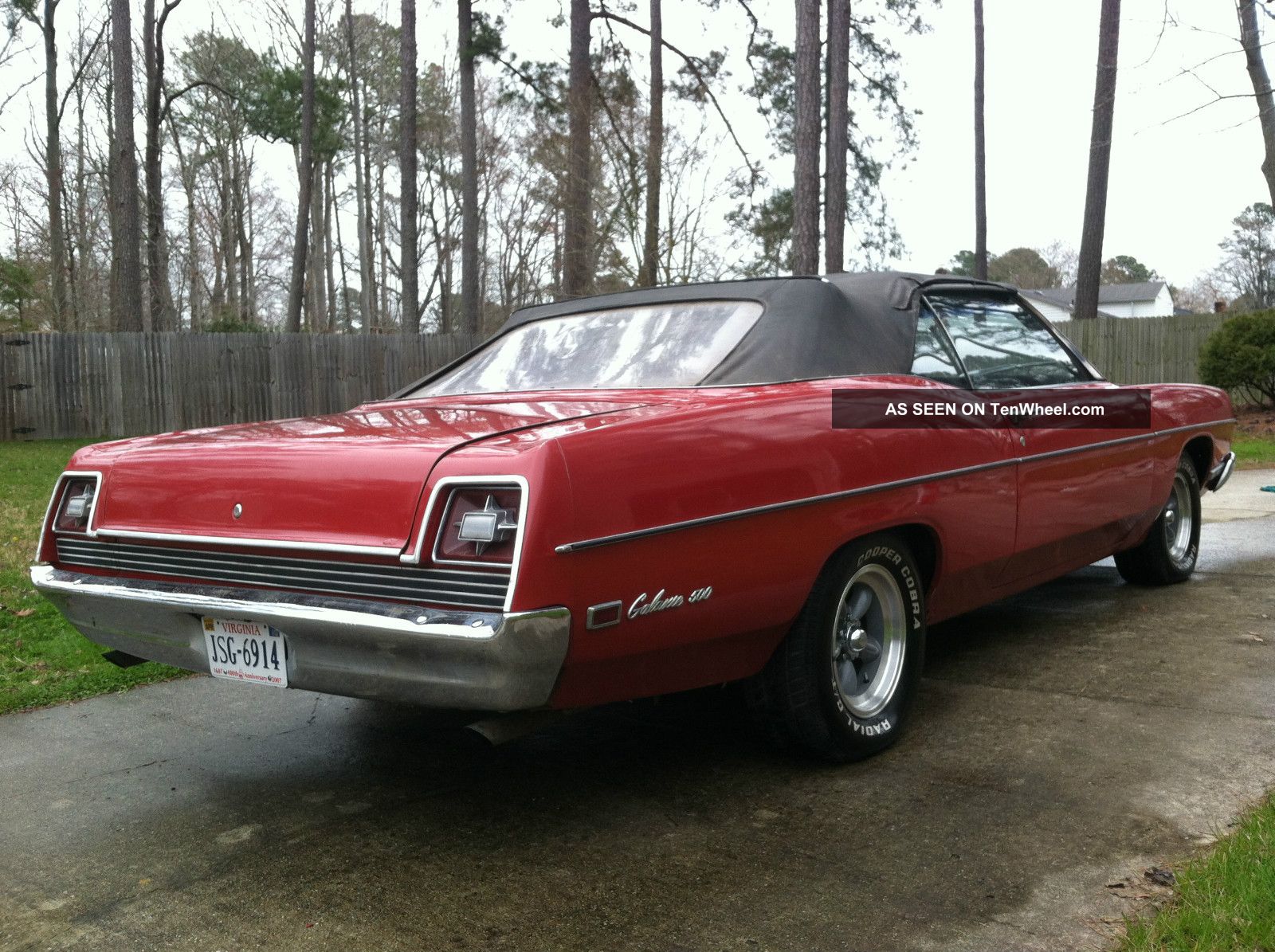 1969 500 Convertible ford galaxy part