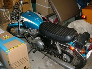 1971 Triumph Tr 6 Motorcycle From Estate,  Condition,  Garage Kept photo