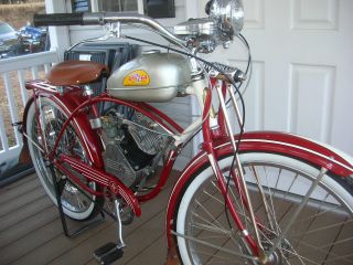 1946 Whizzer Motor Bike,  26 