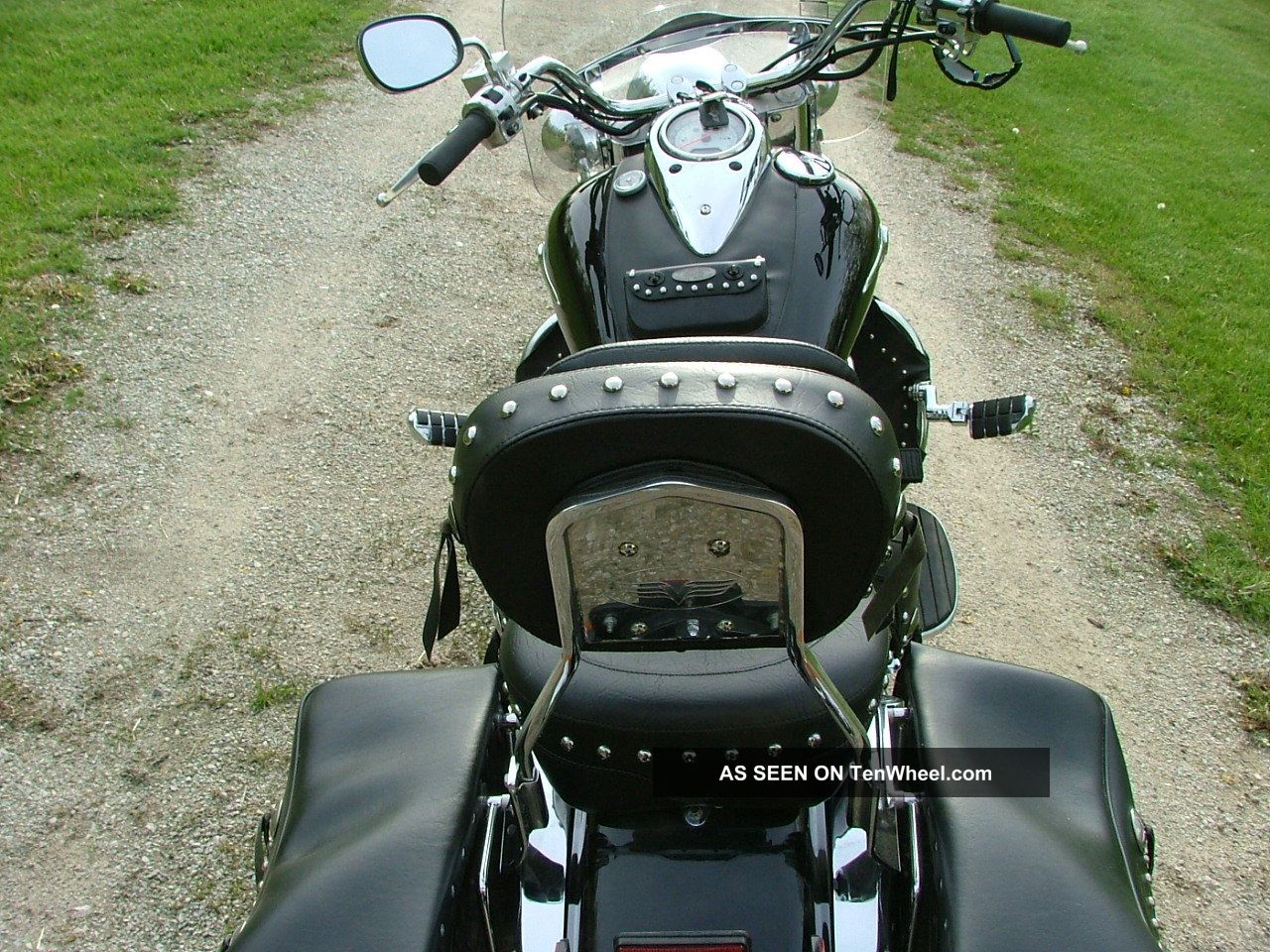 2003 Kawasaki Vn1600a Black In Color,  Many Extras Vulcan photo