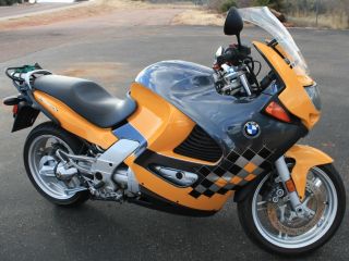 2001 Bmw K1200 Rs Graphite Metalic / Yellow 4 Cylinder Water Cooled Motorcycle photo