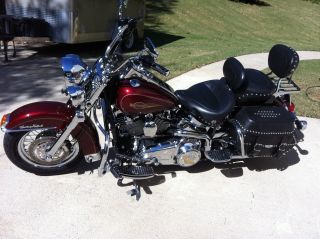 2008 Harley Davidson Heritage Softail Classic Flstc - Crimson Sunglo - $14,  000 photo