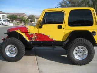 2002 Jeep Wrangler With 5.  9l V8 Magnum / Currie Suspension photo