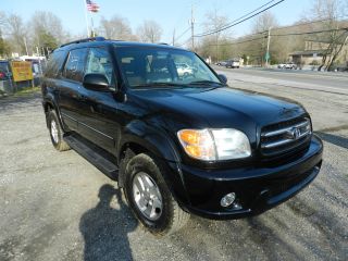 2002 Toyota Sequoia Limited 4wd Loaded Black Everyone photo