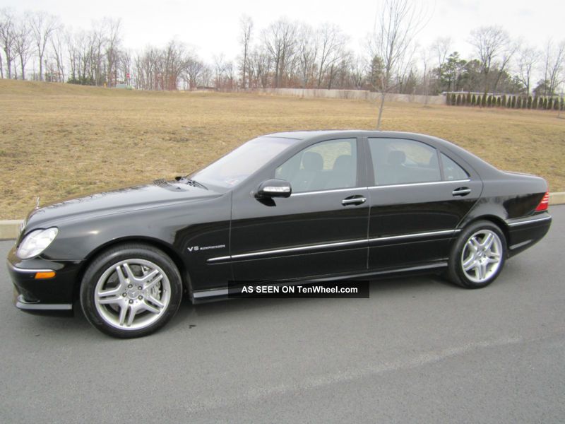 2004 Mercedes - Benz S55 Amg Base Sedan 4 - Door 5.  5l Black S-Class photo