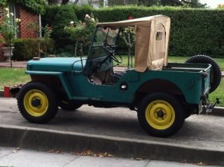 1946 Willys Cj - 2a == Mechanically Excellent,  Great Exterior Patina photo