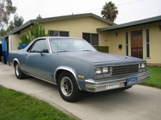 1985 Chevrolet,  El Camino,  Automatic With 4.  3 (262) V6 Fuel Injection,  2nd Owner photo