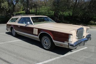 1978 Lincoln Continental Mark V Cartier Station Wagon Custom One Of A Kind photo