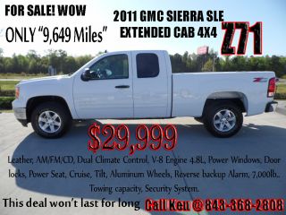 2011 Gmc Sierra 1500 Sle Z71 Extended Cab 4x4 photo