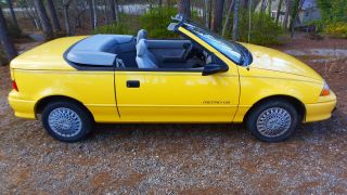 1992 Geo Metro Lsi With Tow - Plate,  Only 1700 Lbs,  Top In Trunk,  Old Top Gone photo