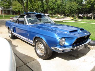 1968 Shelby Cobra Gt 500 Convertible - Acapulco Blue - Documented / Immaculate photo