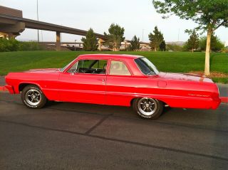 1964 Chevy Bel Air 2 Door Post Hot Rod 350 / 330hp Automatic photo