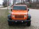2012 Jeep Wrangler Unlimited Sport 4x4 Jk Auto 3.  6l Vvt Hard Top Orange Crush Wrangler photo 1