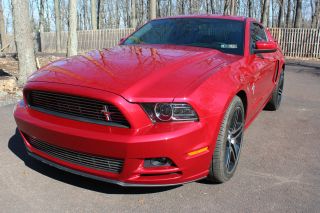 2013 Ford Mustand Premium Candy Red Metalic Tinted Pony Package photo