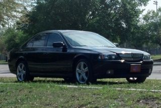 2005 Lincoln Ls V6 Appearance Pkg Black With Camel Interior photo