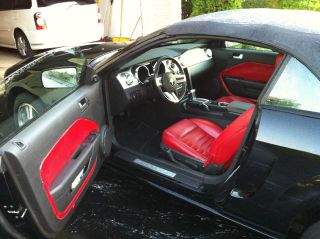 2005 Ford Mustang Gt,  Convertible,  98k Mi Red Interior,  Fast Car photo