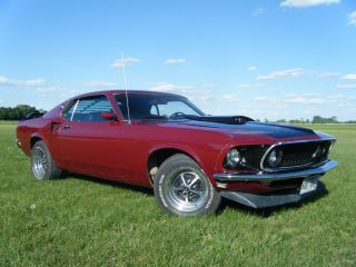1969 Form Mustang Fastback Sportsroof 3 Spd.  Manual Royal Maroon 69 photo
