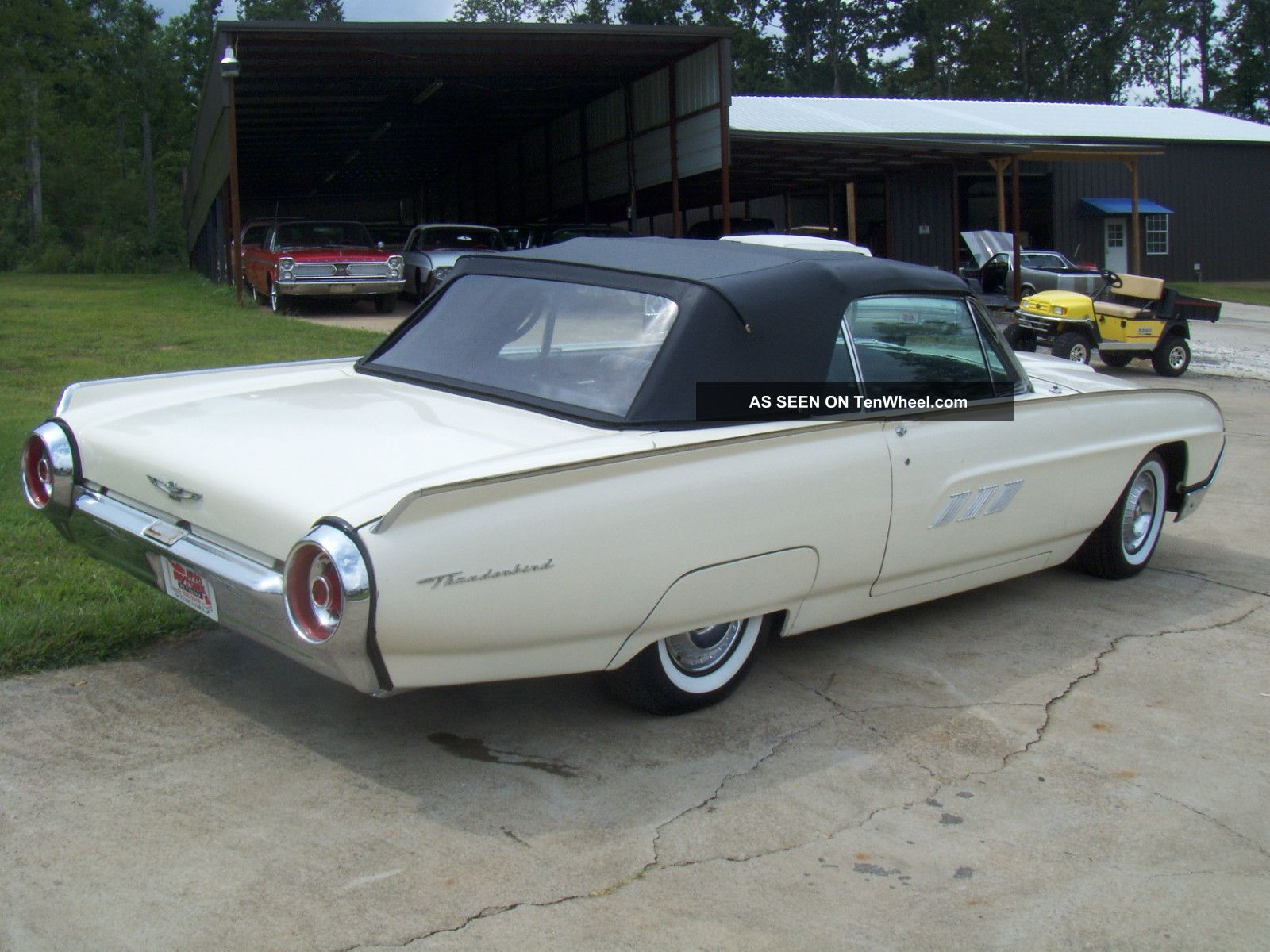 1963 Ford thunderbird convertible black #7