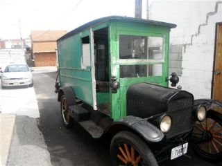 1923 Ford Model T Panel Delivery Truck Antique Martin - Parry Body Truck photo