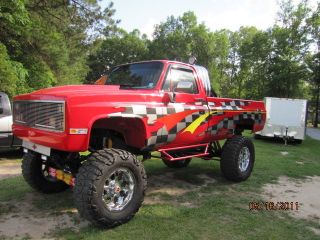 1987 Gm Lifted 4x4 Antique Monster / Show / Custom Truck Tagged & Insured For $18500 photo