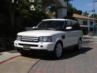 2009 Range Rover Sport Luxury Ed.  White / Black,  2011 Upgrades,  Immac.  So.  Ca.  Car photo