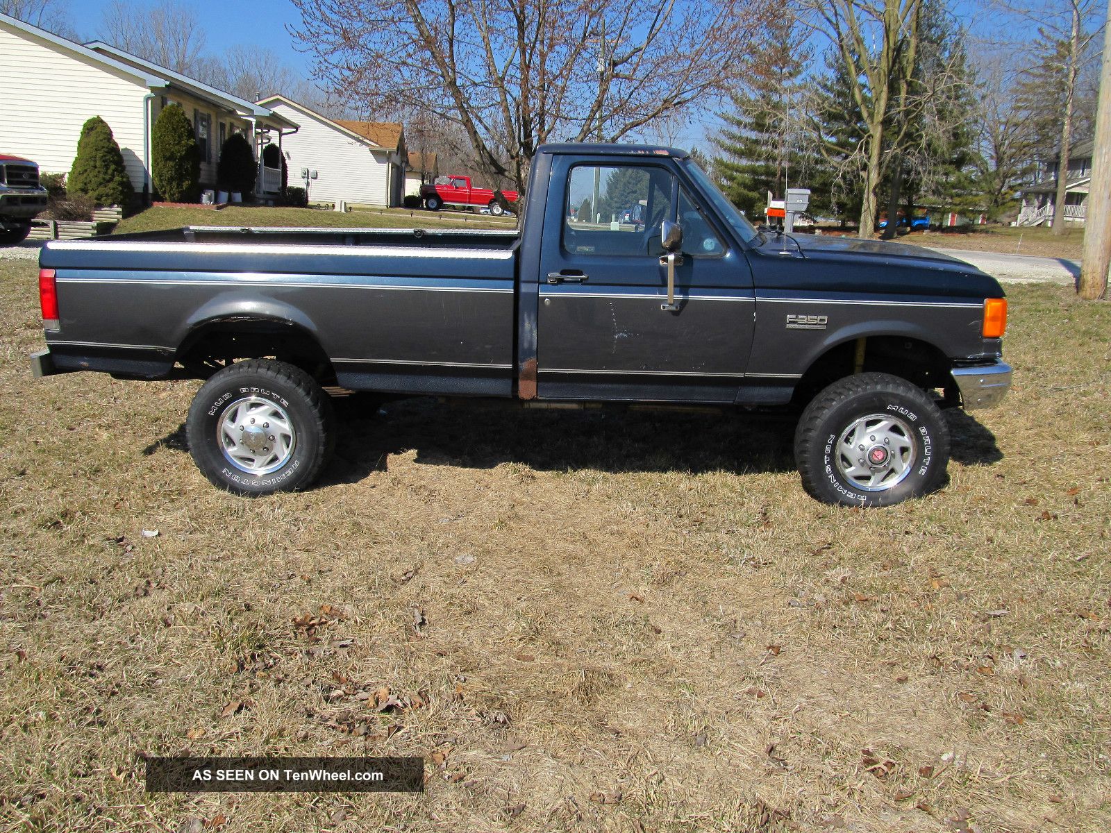 1988 Ford F - 350 Xl Standard Cab Pickup 2 - Door 7.  5l F-350 photo