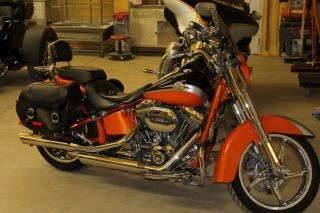 2010 Harley Davidson Cvo Softail Convertible Flstse Screamin ' Eagle photo