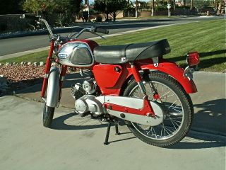 1965 Yamaha 80cc Street Bike - Current Calif.  Plate & Tags With Lots Of photo
