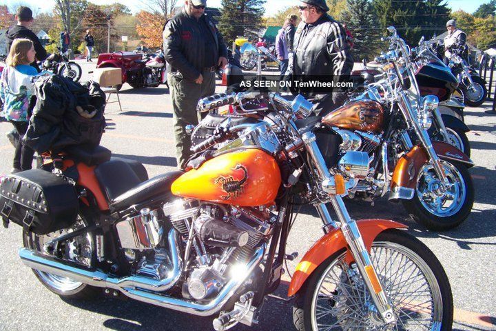 2003 Custom Built Chopper.  On A Softail Frame Chopper photo