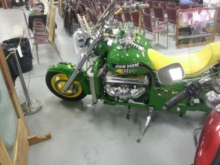 1999 Boss Hoss John Deere Custom Theme Motorcycle With 406 Chevy With Nos photo