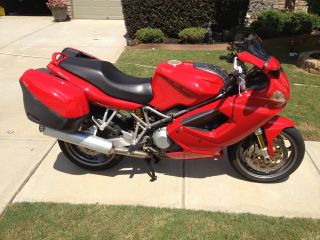 2002 Red Ducati St4s Tuned Motocycle photo