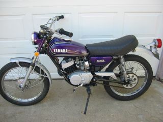 1973 Yamaha Lt2 Enduro,  Rare 1 Year Only.  Plum Crazy Purple Ct1 Dt1 Rt1 At1 3 photo