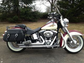 2007 Harley Davidson Flstn Softail Deluxe Loaded And photo