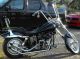 1975 Harley Davidson Shovelhead 1200cc Chopper Black Ghost Paint Skull Jester 75 Other photo 1