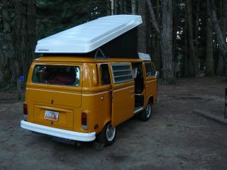 1977 Volkswagen Westfalia Camper Bus. . .  Ready To Tour When You Are photo