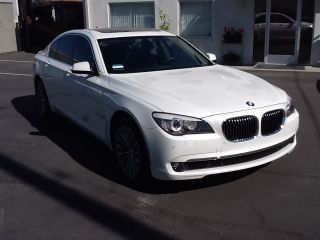 2012 Bmw 740i Luxury,  Premium,  And Convenience Package White / Black photo