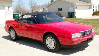 1992 Cadillac Allante Red Convertible Sharp Excellent Look photo
