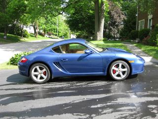 2008 Porsche Cayman S,  Extremely Cobalt Blue W / Sport Chrono Package photo
