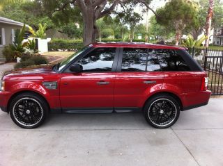 2006 Range Rover Sport Strut Edition.  Loaded.  Rimini Red / Charcoal.  22 